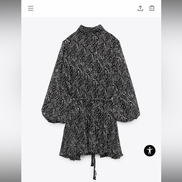 Zara Print Shirt Dress - Picture 13 of 13